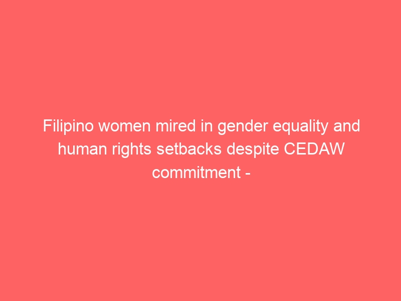 gender equality filipino essay