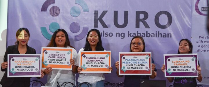 KURO | Address poverty, jobs creation & price inflation, not Charter Change! Perception of Grassroots Women in Metro Manila on Marcos Jr. Administration’s Charter Change Center for Women’s Resources 2024