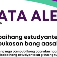 Data Alert | Kababaihang Estudyante:  May kinabukasan bang aasahan?