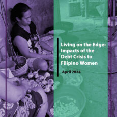 Living on the Edge:  Impacts of the Debt Crisis to Filipino Women