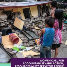 Women Call for Accountability and Action, Resources must Serve the People!