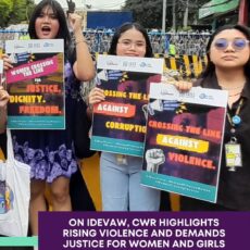 On IDEVAW, CWR Highlights Rising Violence and Demands Justice for Women and Girls